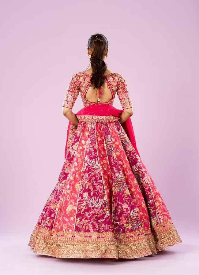 Pink Royal Affair Lehenga